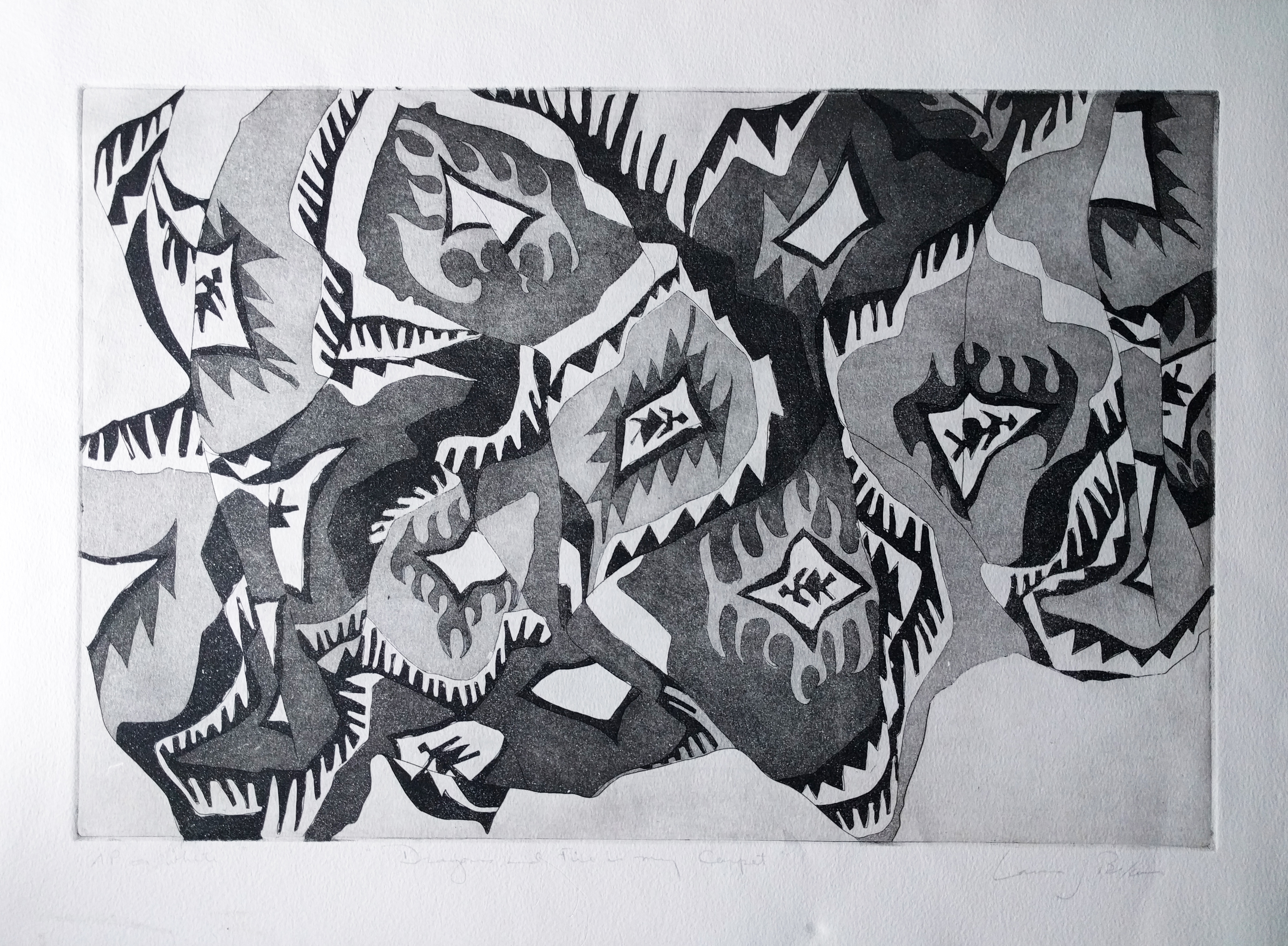 second kilim etching